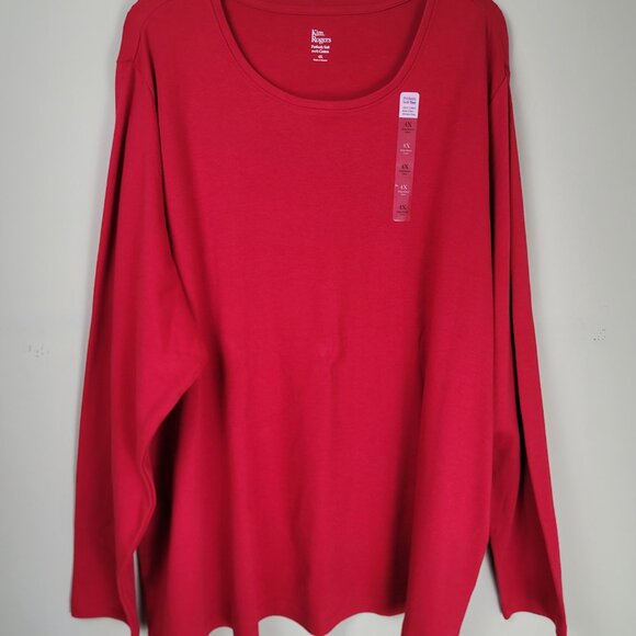 Kim Rogers Women's Perfectly Soft Tee Long Sleeve Shirt - Picture 3 of 8